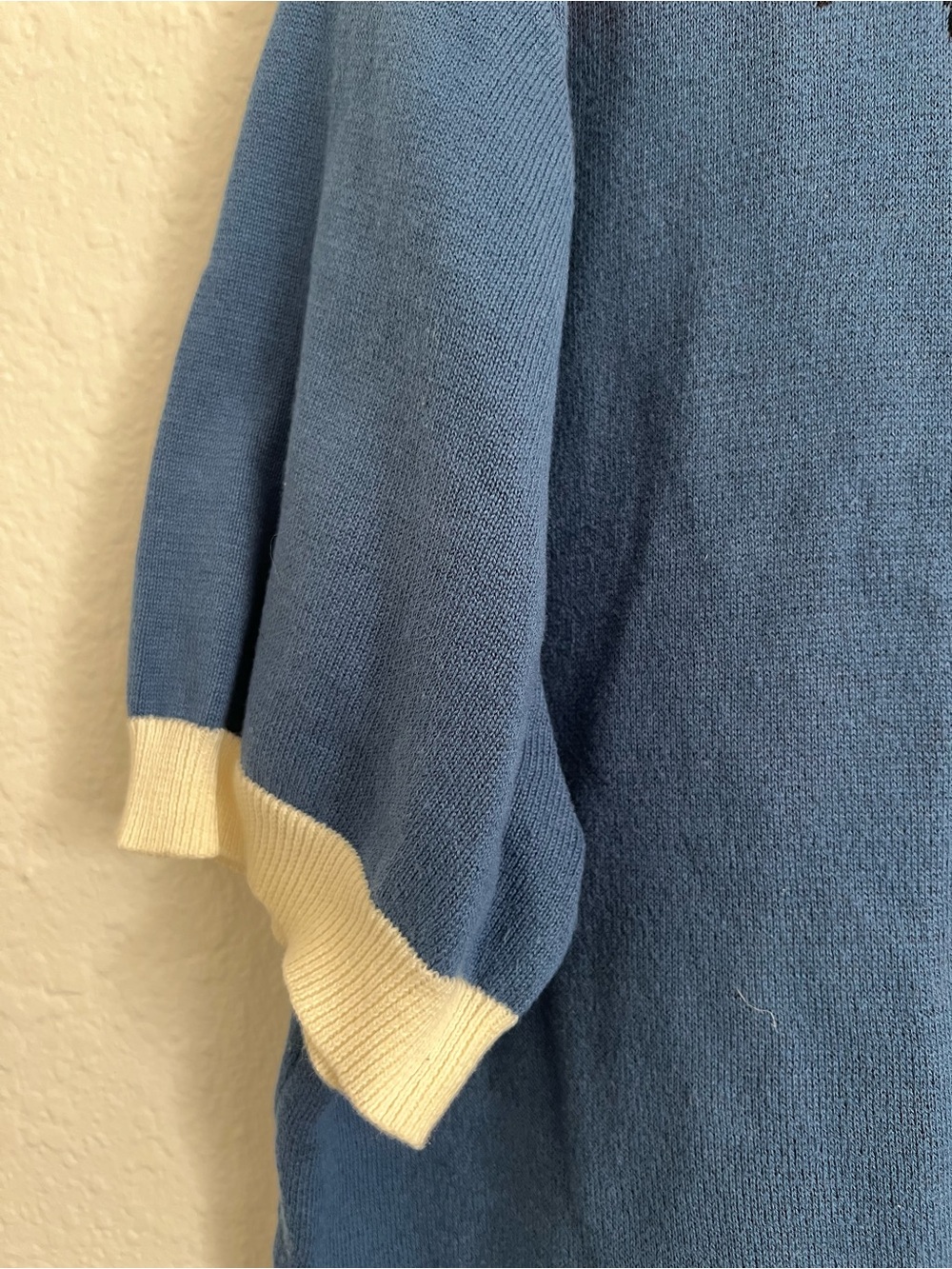 OXKNIT Blue Cat & Balloon Knit Top - Picture 3 of 5